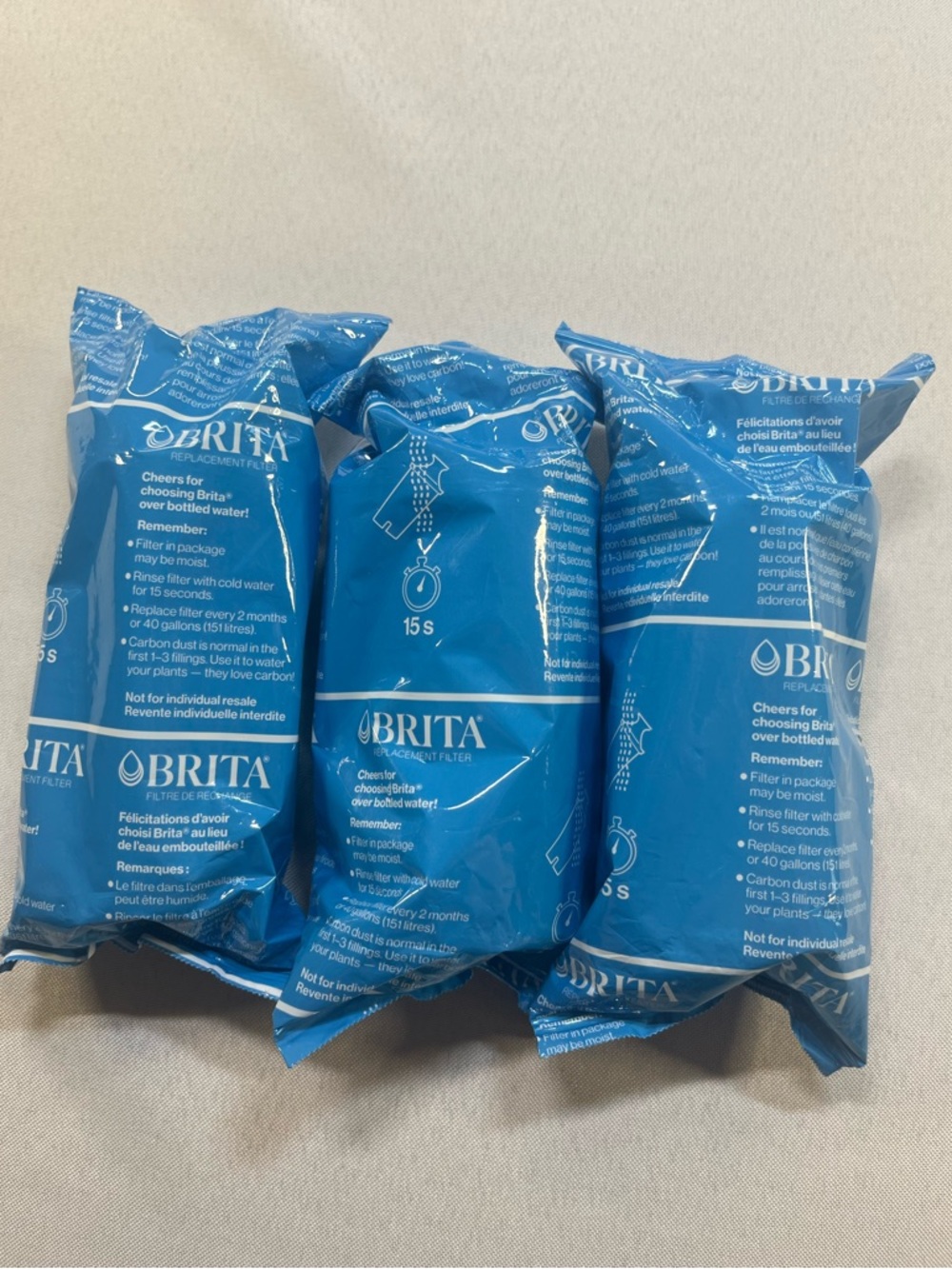 Brita Plus Water Filter BPA Free High Density Replacement Filter For Pitchers